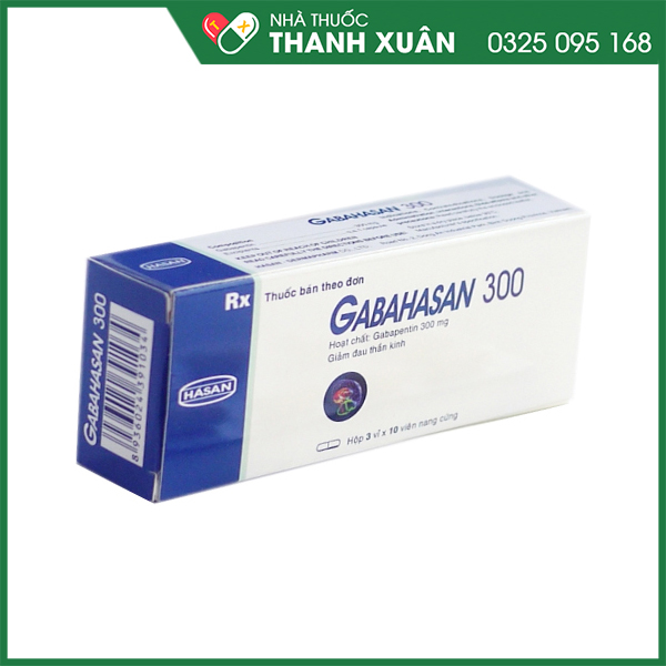 Gabahasan 300 trị động kinh, đau dây thần kinh